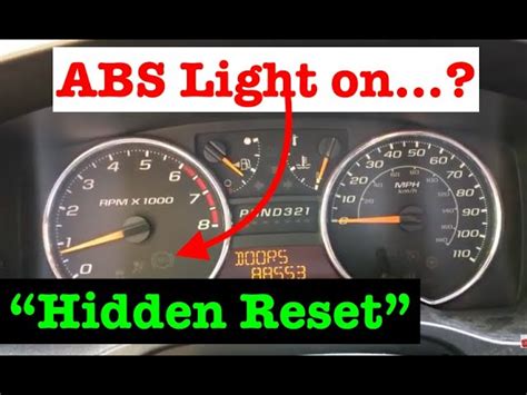 abs light came on then went off