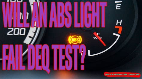 will car pass inspection with abs light on